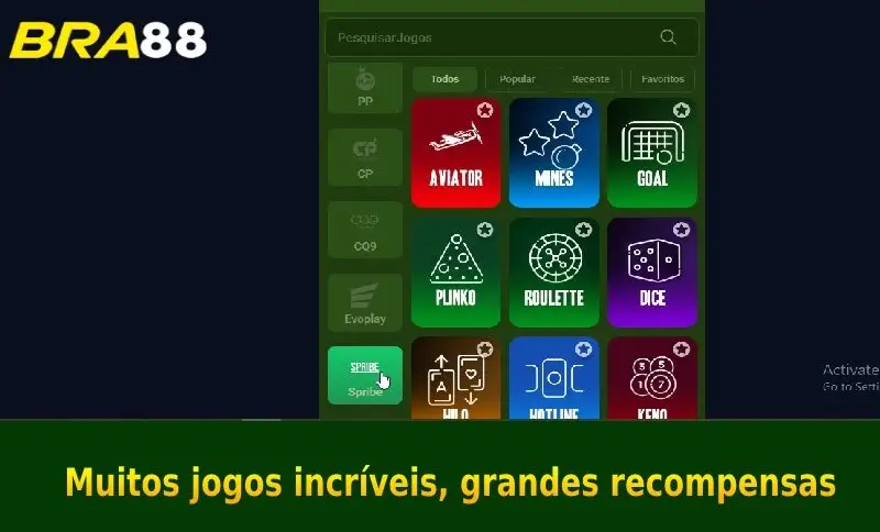 Muitos jogos bons, ótimas recompensas